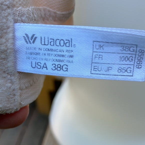 Wacoal lacy full figure underwire bra 38 G DDDD - Picture 6 of 7